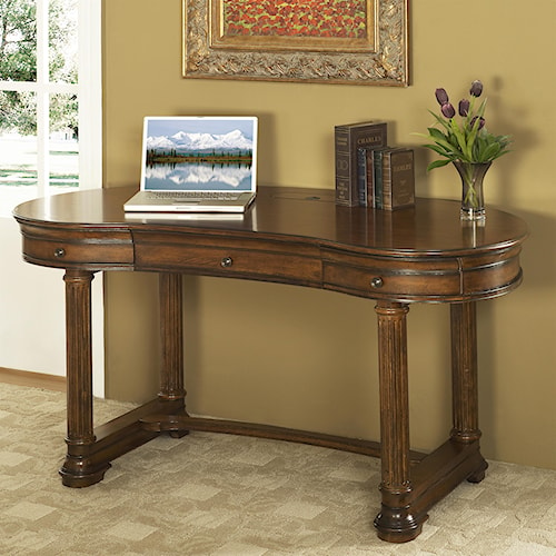 Writing desk with keyboard drawer office